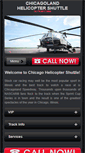 Mobile Screenshot of chicagolandhelicoptershuttle.com